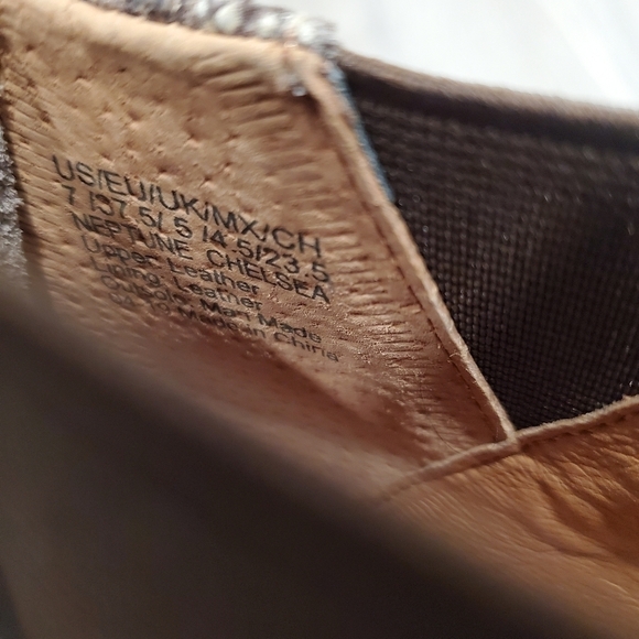 NEW Gentle Souls Snake Skin Ankle Boot Brown - Picture 5 of 6